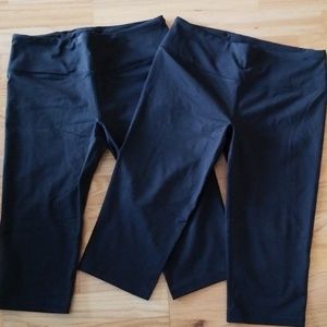 Victoria's Secret Sport Black Crop Leggings